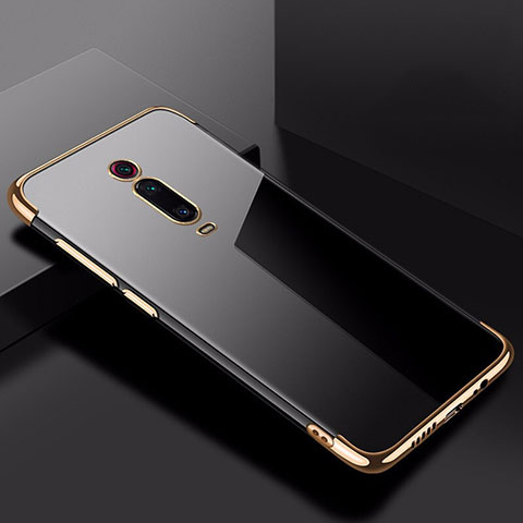 Funda Silicona Ultrafina Carcasa Transparente H02 para Xiaomi Mi 9T Oro