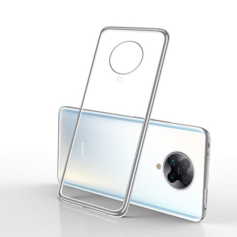 Funda Silicona Ultrafina Carcasa Transparente H02 para Xiaomi Poco F2 Pro Plata