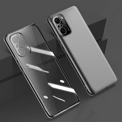 Funda Silicona Ultrafina Carcasa Transparente H02 para Xiaomi Poco F3 5G Negro