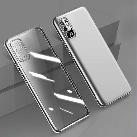 Funda Silicona Ultrafina Carcasa Transparente H02 para Xiaomi POCO M3 Pro 5G Plata