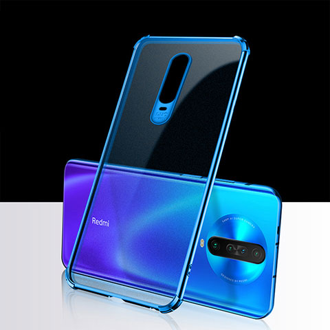 Funda Silicona Ultrafina Carcasa Transparente H02 para Xiaomi Redmi K30 4G Azul