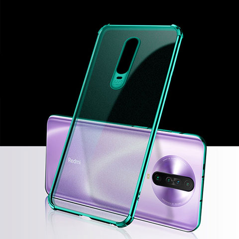 Funda Silicona Ultrafina Carcasa Transparente H02 para Xiaomi Redmi K30i 5G Verde