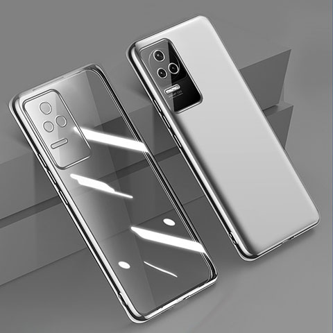 Funda Silicona Ultrafina Carcasa Transparente H02 para Xiaomi Redmi K50 5G Plata