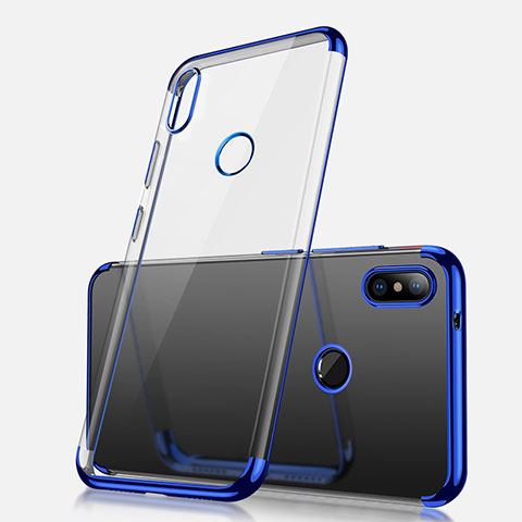 Funda Silicona Ultrafina Carcasa Transparente H02 para Xiaomi Redmi Note 5 Pro Azul