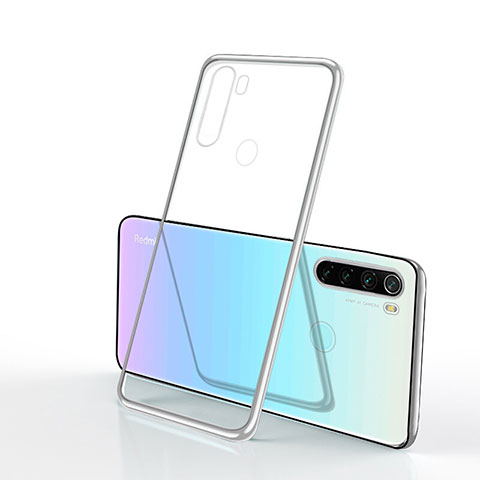 Funda Silicona Ultrafina Carcasa Transparente H02 para Xiaomi Redmi Note 8 (2021) Plata