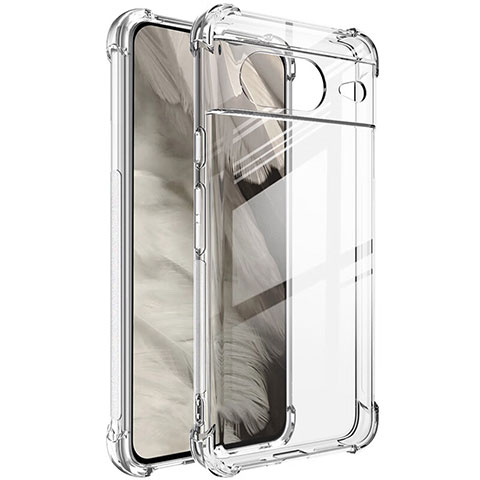 Funda Silicona Ultrafina Carcasa Transparente H03 para Google Pixel 8 5G Claro