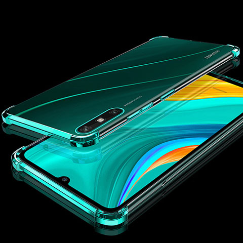 Funda Silicona Ultrafina Carcasa Transparente H03 para Huawei Enjoy 10e Verde