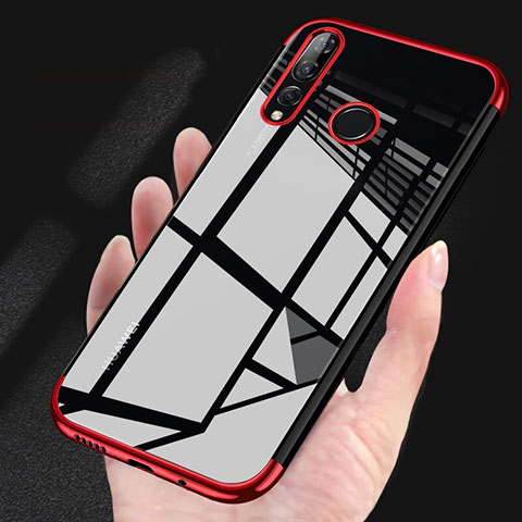 Funda Silicona Ultrafina Carcasa Transparente H03 para Huawei Honor 20 Lite Rojo