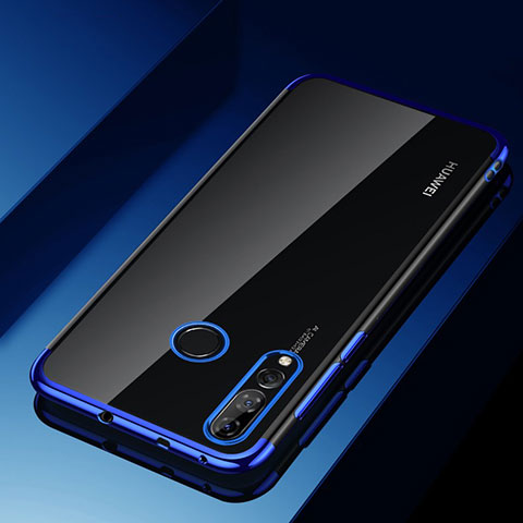 Funda Silicona Ultrafina Carcasa Transparente H03 para Huawei Honor 20i Azul