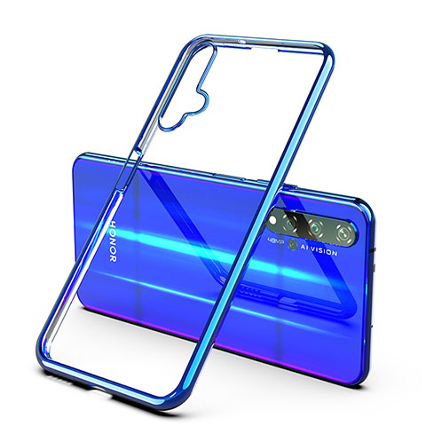 Funda Silicona Ultrafina Carcasa Transparente H03 para Huawei Honor 20S Azul