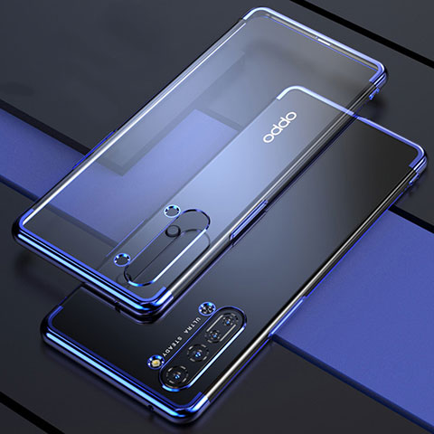 Funda Silicona Ultrafina Carcasa Transparente H03 para Oppo Find X2 Lite Azul