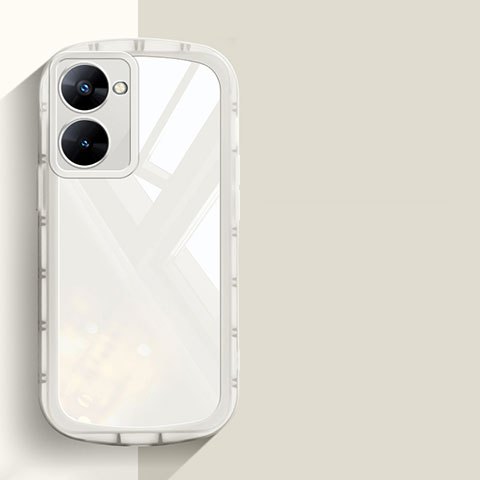 Funda Silicona Ultrafina Carcasa Transparente H03 para Realme V30 5G Blanco