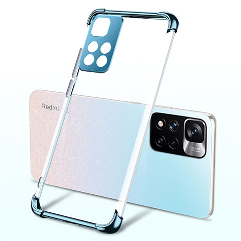 Funda Silicona Ultrafina Carcasa Transparente H03 para Xiaomi Mi 11i 5G (2022) Azul