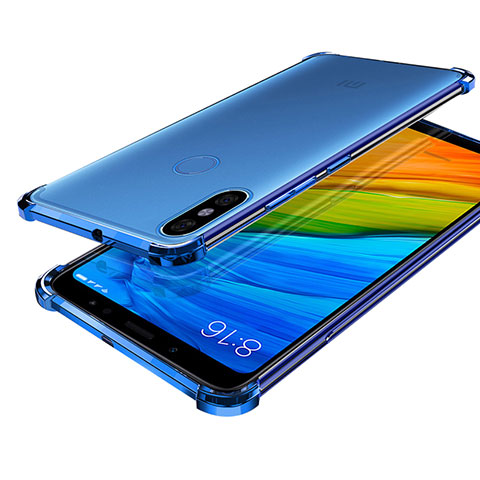 Funda Silicona Ultrafina Carcasa Transparente H03 para Xiaomi Mi 6X Azul