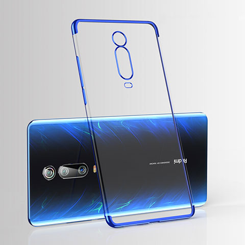 Funda Silicona Ultrafina Carcasa Transparente H03 para Xiaomi Mi 9T Azul