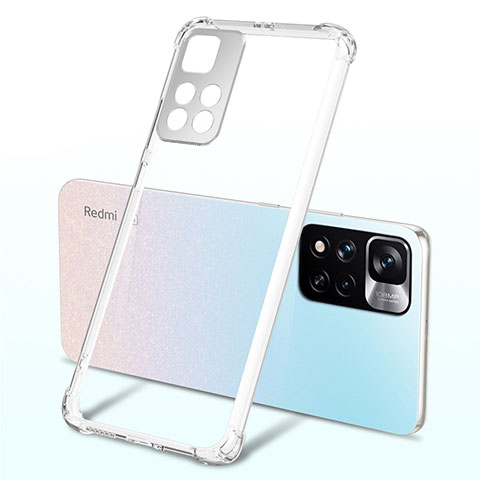 Funda Silicona Ultrafina Carcasa Transparente H03 para Xiaomi Redmi Note 11 Pro+ Plus 5G Claro