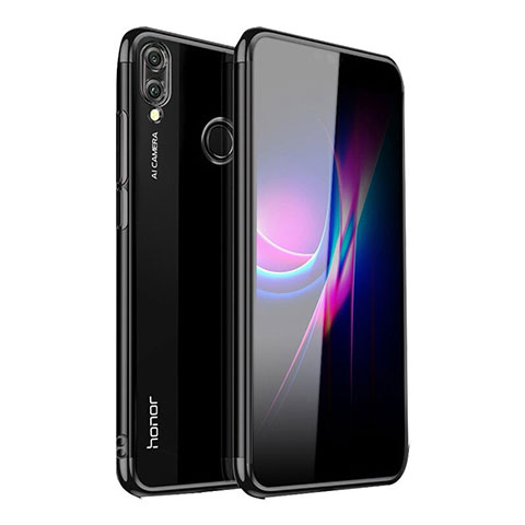 Funda Silicona Ultrafina Carcasa Transparente H04 para Huawei Honor 10 Lite Negro