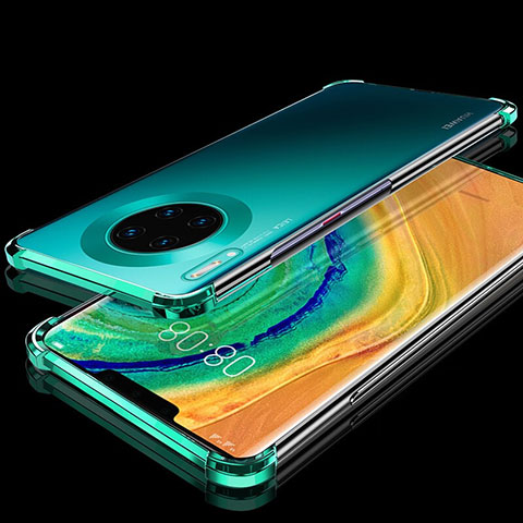 Funda Silicona Ultrafina Carcasa Transparente H04 para Huawei Mate 30 Pro 5G Verde