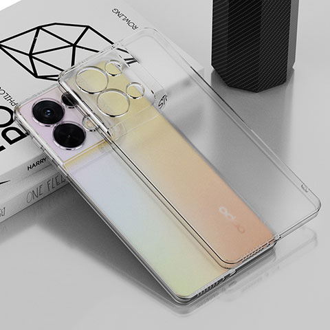 Funda Silicona Ultrafina Carcasa Transparente H04 para Oppo Reno9 Pro 5G Claro