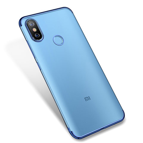 Funda Silicona Ultrafina Carcasa Transparente H04 para Xiaomi Mi 6X Azul