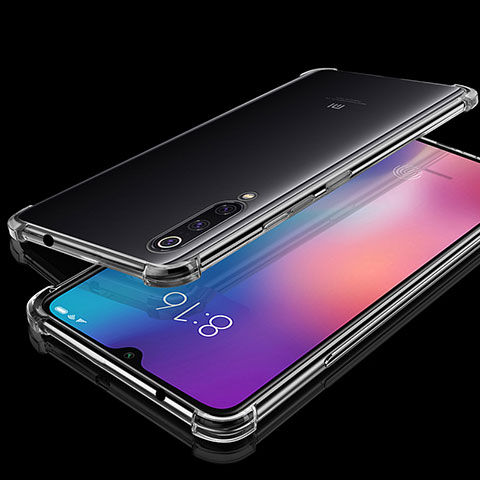 Funda Silicona Ultrafina Carcasa Transparente H04 para Xiaomi Mi 9 Pro 5G Claro