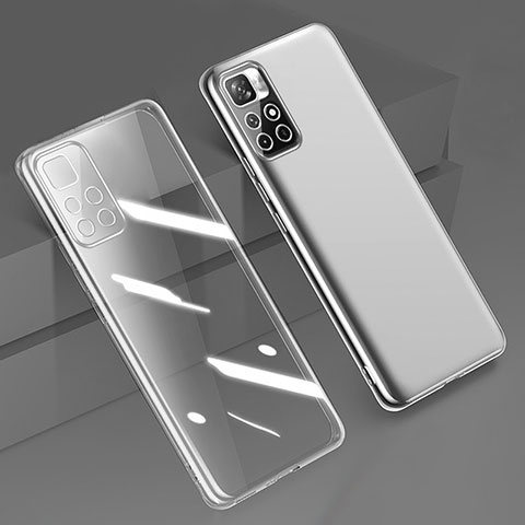 Funda Silicona Ultrafina Carcasa Transparente H04 para Xiaomi Poco M4 Pro 5G Claro