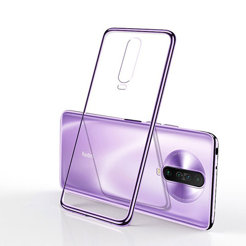 Funda Silicona Ultrafina Carcasa Transparente H04 para Xiaomi Poco X2 Morado