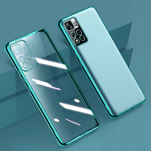 Funda Silicona Ultrafina Carcasa Transparente H04 para Xiaomi Poco X4 NFC Verde