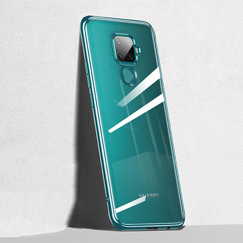 Funda Silicona Ultrafina Carcasa Transparente H05 para Huawei Nova 5i Pro Verde