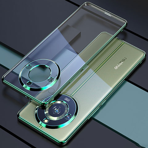 Funda Silicona Ultrafina Carcasa Transparente H05 para Realme Narzo 60 Pro 5G Verde