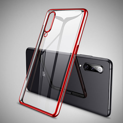 Funda Silicona Ultrafina Carcasa Transparente H05 para Xiaomi Mi 9 Pro Rojo