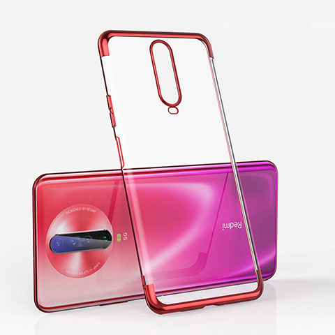 Funda Silicona Ultrafina Carcasa Transparente H05 para Xiaomi Poco X2 Rojo