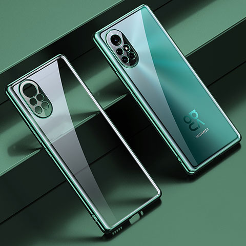 Funda Silicona Ultrafina Carcasa Transparente H06 para Huawei Nova 8 5G Verde