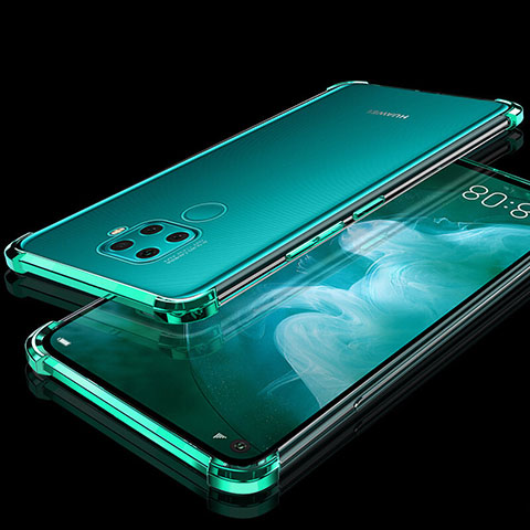 Funda Silicona Ultrafina Carcasa Transparente H07 para Huawei Mate 30 Lite Verde