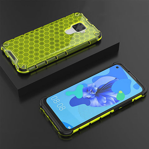 Funda Silicona Ultrafina Carcasa Transparente H08 para Huawei Mate 30 Lite Verde