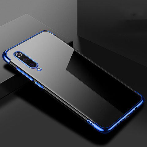 Funda Silicona Ultrafina Carcasa Transparente H08 para Xiaomi Mi A3 Lite Azul