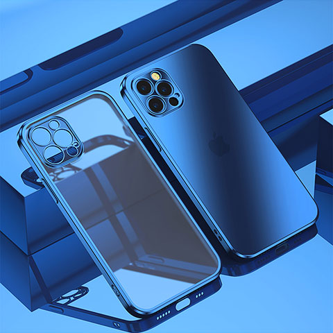 Funda Silicona Ultrafina Carcasa Transparente H11 para Apple iPhone 15 Pro Azul