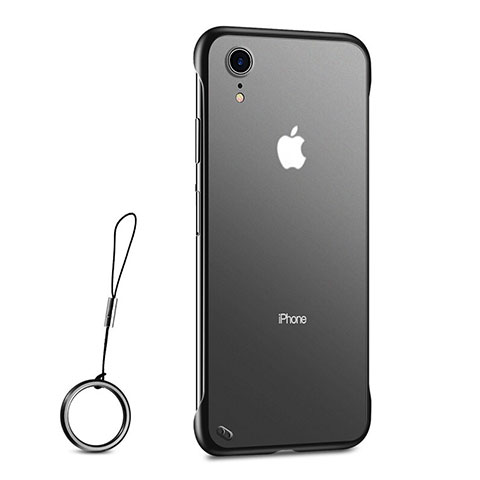 Funda Silicona Ultrafina Carcasa Transparente HT01 para Apple iPhone XR Negro