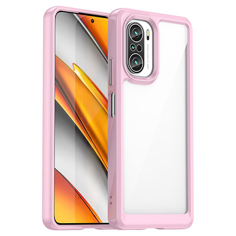 Funda Silicona Ultrafina Carcasa Transparente JS1 para Xiaomi Mi 11i 5G Rosa