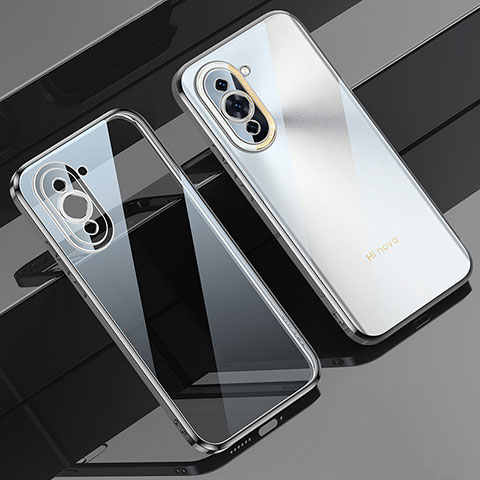 Funda Silicona Ultrafina Carcasa Transparente LD1 para Huawei Nova 10 Pro Plata