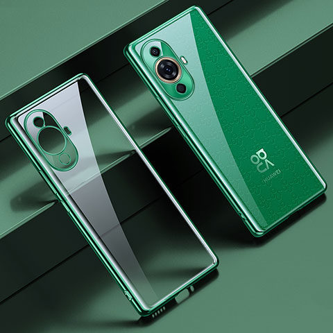 Funda Silicona Ultrafina Carcasa Transparente LD1 para Huawei Nova 11 Ultra Verde