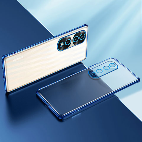 Funda Silicona Ultrafina Carcasa Transparente LD2 para Huawei Honor 70 Pro+ Plus 5G Azul