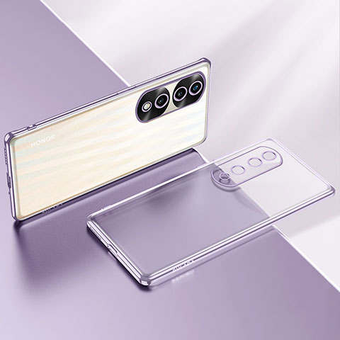 Funda Silicona Ultrafina Carcasa Transparente LD2 para Huawei Honor 70 Pro+ Plus 5G Morado