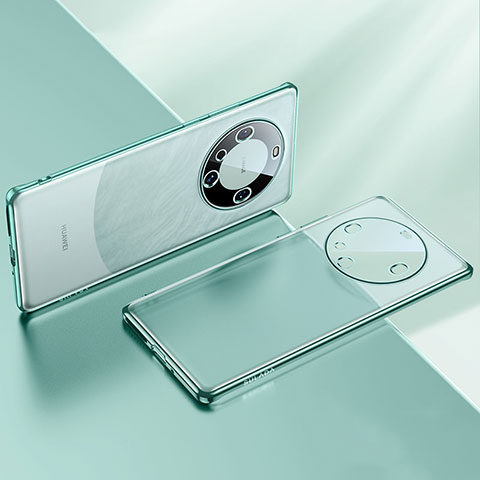 Funda Silicona Ultrafina Carcasa Transparente LD2 para Huawei Mate 60 Pro+ Plus Verde