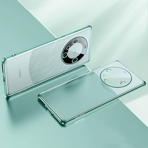 Funda Silicona Ultrafina Carcasa Transparente LD2 para Huawei Mate 60 Verde