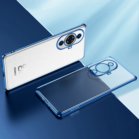 Funda Silicona Ultrafina Carcasa Transparente LD2 para Huawei Nova 11 Azul