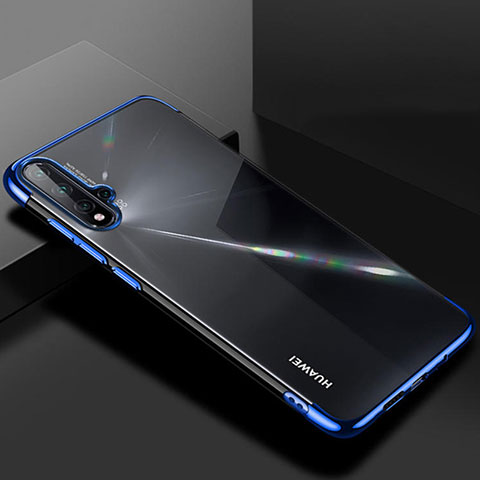 Funda Silicona Ultrafina Carcasa Transparente S01 para Huawei Nova 5 Pro Azul