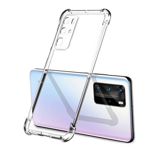 Funda Silicona Ultrafina Carcasa Transparente S01 para Huawei P40 Pro Claro