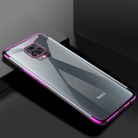 Funda Silicona Ultrafina Carcasa Transparente S01 para Xiaomi Poco M2 Pro Morado