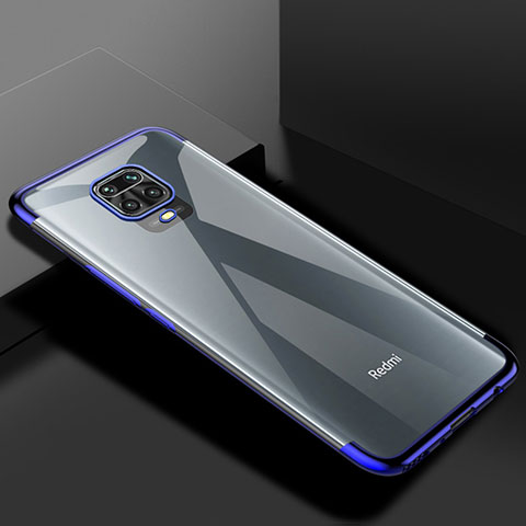 Funda Silicona Ultrafina Carcasa Transparente S01 para Xiaomi Redmi Note 9S Azul